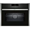 Neff N90 C18FT56H0B Bulit In Compact Slide & Hide Electric Oven With FullSteam & Home Connect - Stainless Steel -Kitchen Series Shop n e neff n90 c18ft56h0b slide and hide electric oven clean