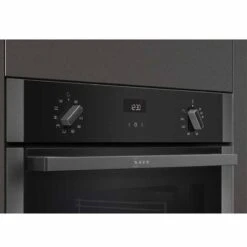 Neff N50 B3ACE4HG0B Built-In Slide & Hide Single Electric Oven - Graphite Grey -Kitchen Series Shop n e neff b3ace4hg0b 3