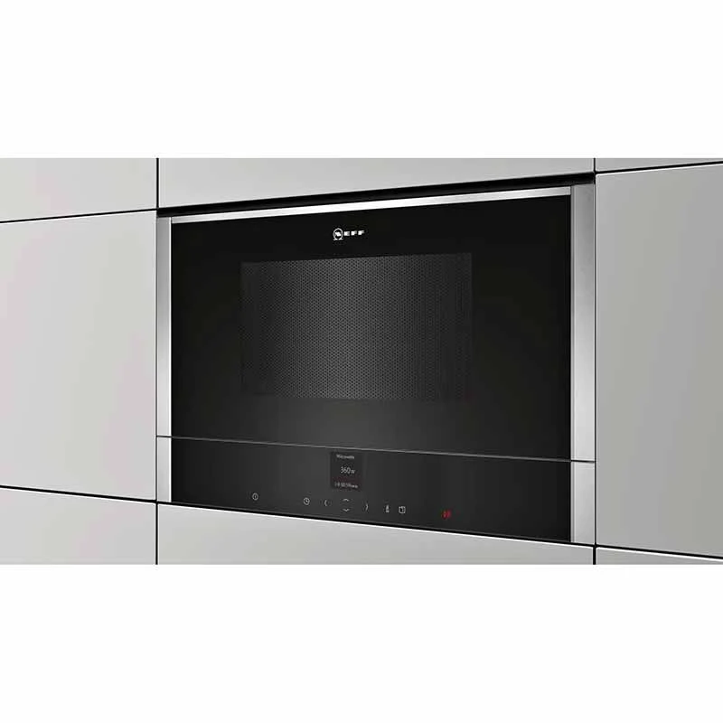 Neff N70 C17GR01N0B Built-In Microwave And Grill - Stainless Steel - C17GR01N0B Neff N70 C17GR01N0B Built-In Microwave And Grill - Stainless Steel - C17GR01N0B -Kitchen Series Shop n e neff c17gr01n0b 2