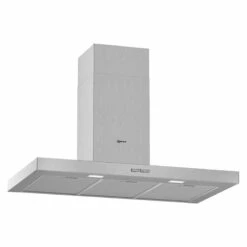 Neff N30 D92BBC0N0B 90cm Box Design Chimney Cooker Hood - Stainless Steel - D92BBC0N0B