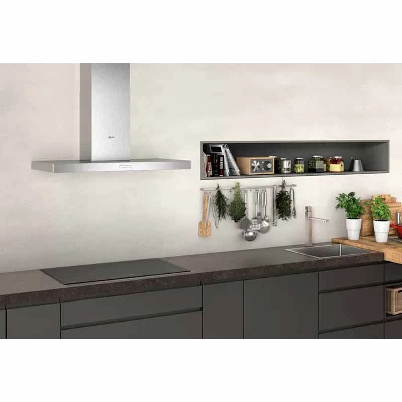 Neff N30 D92BBC0N0B 90cm Box Design Chimney Cooker Hood - Stainless Steel - D92BBC0N0B Neff N30 D92BBC0N0B 90cm Box Design Chimney Cooker Hood - Stainless Steel - D92BBC0N0B -Kitchen Series Shop n e neff d92bbc0n0b 3