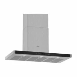 Neff N90 D96BMV5N5B 90cm Box Design Chimney Cooker Hood With Home Connect - Stainless Steel