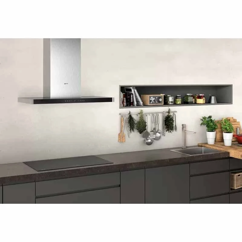 Neff N90 D96BMV5N5B 90cm Box Design Chimney Cooker Hood With Home Connect - Stainless Steel Neff N90 D96BMV5N5B 90cm Box Design Chimney Cooker Hood With Home Connect - Stainless Steel -Kitchen Series Shop n e neff d96bmv5n5b 3