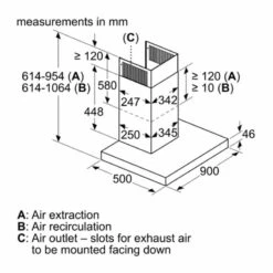 Neff N90 D96BMV5N5B 90cm Box Design Chimney Cooker Hood With Home Connect - Stainless Steel 6 Neff N90 D96BMV5N5B 90cm Box Design Chimney Cooker Hood With Home Connect - Stainless Steel -Kitchen Series Shop n e neff d96bmv5n5b dims