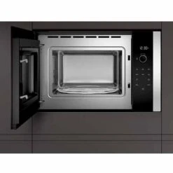 Neff N50 HLAWD53N0B Built-In Microwave - Black With Steel Trim -Kitchen Series Shop n e neff hlawd53n0b 2