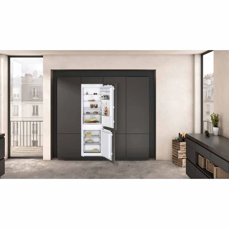 Neff N50 KI7862FE0G Built-In Frost Free 60/40 Fridge Freezer (Fixed Hinge) - White - KI7862FE0G Neff N50 KI7862FE0G Built-In Frost Free 60/40 Fridge Freezer (Fixed Hinge) - White - KI7862FE0G -Kitchen Series Shop n e neff ki7862fe0g 1