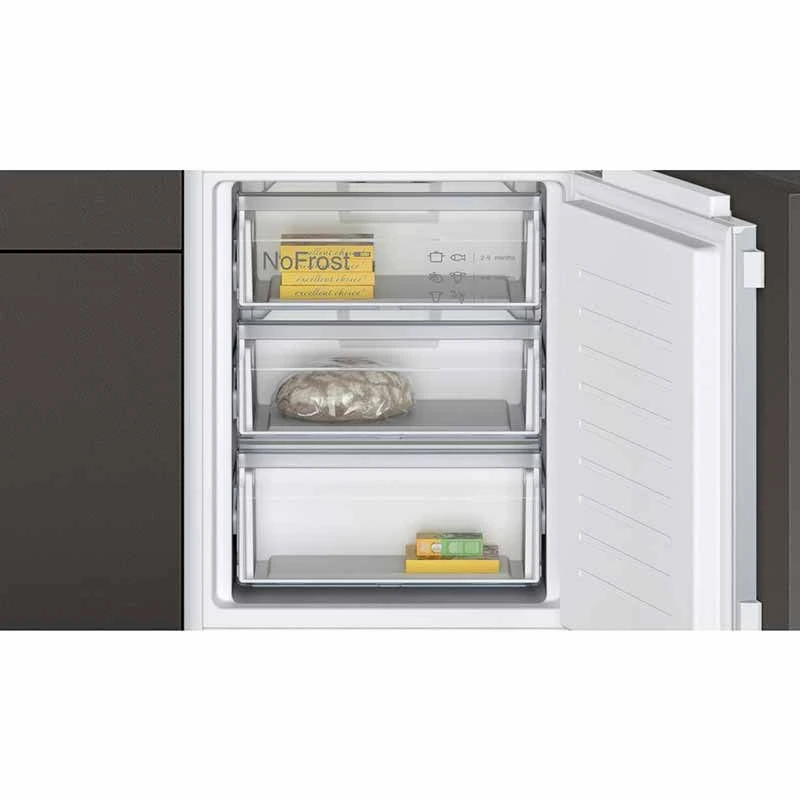 Neff N50 KI7862FE0G Built-In Frost Free 60/40 Fridge Freezer (Fixed Hinge) - White - KI7862FE0G Neff N50 KI7862FE0G Built-In Frost Free 60/40 Fridge Freezer (Fixed Hinge) - White - KI7862FE0G -Kitchen Series Shop n e neff ki7862fe0g 2