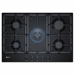 Neff N70 T27DS59S0 75cm Gas Hob - Black - T27DS59S0