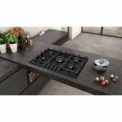 Neff N70 T27DS59S0 75cm Gas Hob - Black - T27DS59S0 -Kitchen Series Shop n e neff t27ds59s0 5