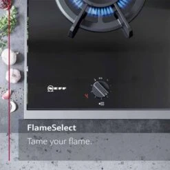 Neff N70 T27DS59S0 75cm Gas Hob - Black - T27DS59S0 -Kitchen Series Shop n e neff t27ds59s0 7