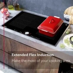 Neff N90 T68TF6RN0 85cm Flex Induction Hob With Home Connect - Black Glass -Kitchen Series Shop n e neff t68tf6rn0 6