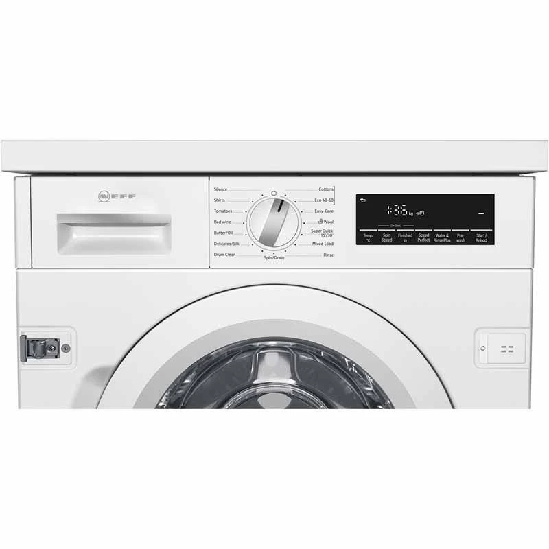 Neff W544BX2GB Built-In 8kg 1400rpm Washing Machine - White Neff W544BX2GB Built-In 8kg 1400rpm Washing Machine - White -Kitchen Series Shop