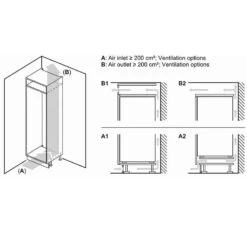 Neff GI1212SE0G Built-In Low Frost Freezer - White -Kitchen Series Shop neff gi1212se0g corner air flow installation guide