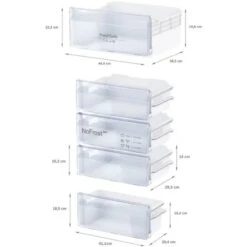 Neff N30 KI7851SF0G Built-In Frost Free 50/50 Fridge Freezer (Sliding Hinge) - White 9 Neff N30 KI7851SF0G Built-In Frost Free 50/50 Fridge Freezer (Sliding Hinge) - White -Kitchen Series Shop neff n30ki7851sf05 storage cluster front side view