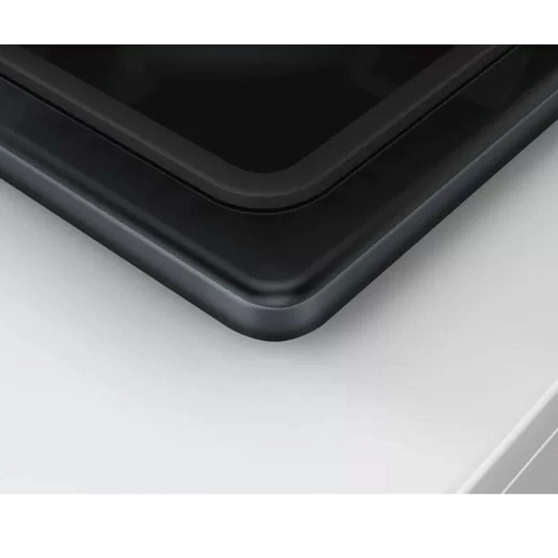 Neff N30 T26BR46S0 60cm Gas Hob - Black Neff N30 T26BR46S0 60cm Gas Hob - Black -Kitchen Series Shop neff n30t26br46s0 base edge close up view