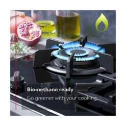 Neff N30 T26BR46S0 60cm Gas Hob - Black 4 Neff N30 T26BR46S0 60cm Gas Hob - Black -Kitchen Series Shop neff n30t26br46s0 green gas feature illustration