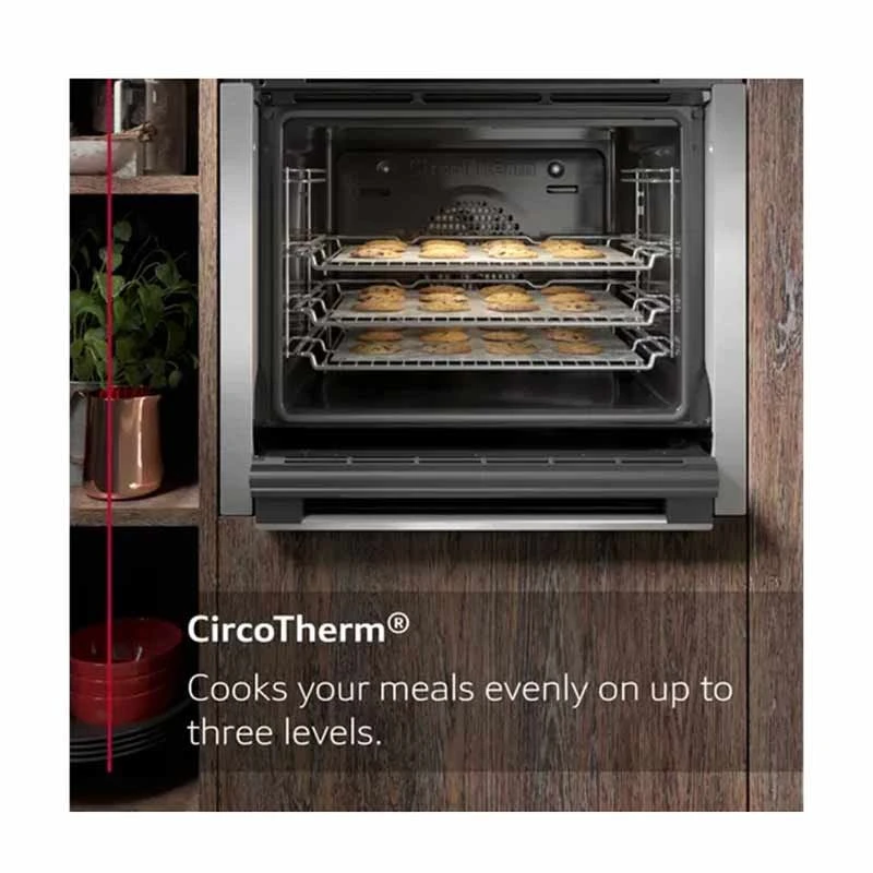 Neff N50 B1ACE4HN0B Built-In Single Electric Oven - Stainless Steel Neff N50 B1ACE4HN0B Built-In Single Electric Oven - Stainless Steel -Kitchen Series Shop neff n50b1ace4hn0b even heat technology front view