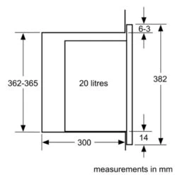 Neff N50 HLAWD23N0B Built-In Microwave - Black -Kitchen Series Shop neff n50hlawd23n0b side dimensions 2
