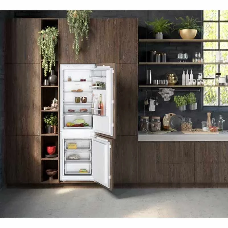 Neff N50 KI7862FE0G Built-In Frost Free 60/40 Fridge Freezer (Fixed Hinge) - White - KI7862FE0G Neff N50 KI7862FE0G Built-In Frost Free 60/40 Fridge Freezer (Fixed Hinge) - White - KI7862FE0G -Kitchen Series Shop neff n50ki7862fe0g home setup lifestyle view