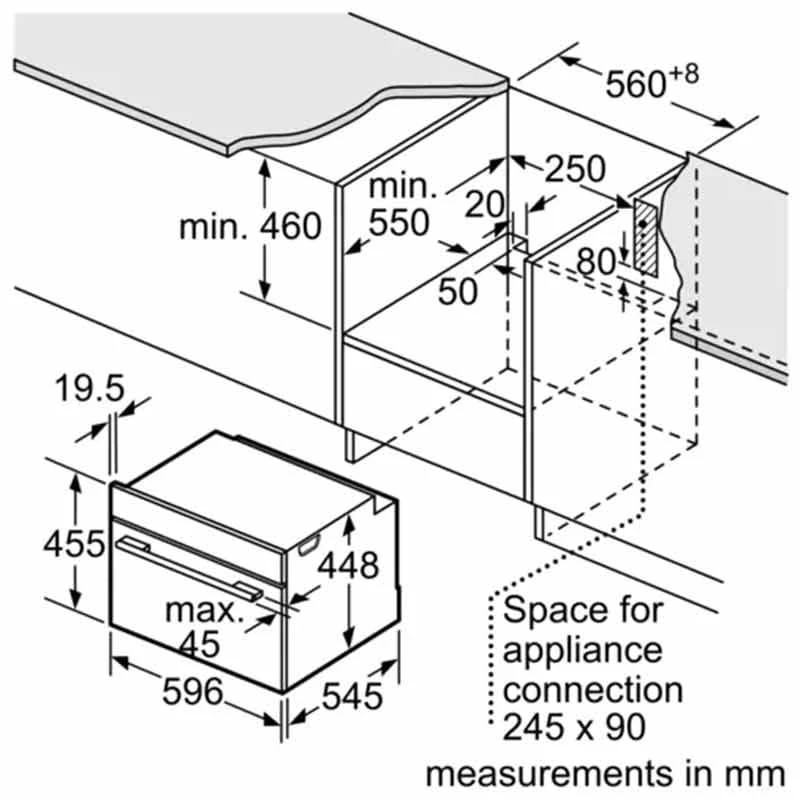 Neff N70 C17UR02N0B Built-In Microwave - Stainless Steel Neff N70 C17UR02N0B Built-In Microwave - Stainless Steel -Kitchen Series Shop neff n70c17ur02n0b counter top installation dimensions