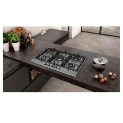 Neff N50 T27BB59N0 75cm Gas Hob - Stainless Steel - T27BB59N0 -Kitchen Series Shop neff t27bb59n0 5