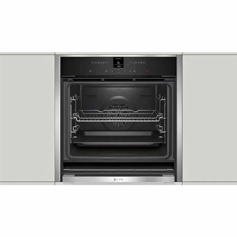 Neff N70 B57CR22N0B Built-In Single Slide & Hide Pyrolytic Electric Oven - St/Steel Neff N70 B57CR22N0B Built-In Single Slide & Hide Pyrolytic Electric Oven - St/Steel -Kitchen Series Shop neff b57cr22n0b 3