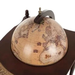 HOMCOM Bar Globe Drinks Cabinet - Brown - 801-042 -Kitchen Series Shop nng75617ed350491f.jpg