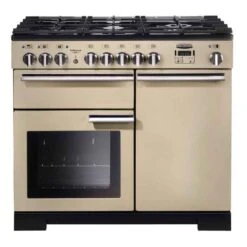 Rangemaster Professional Deluxe 100 Dual Fuel Cooker - Cream - PDL100DFFCR/C