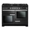Rangemaster Professional Deluxe 110 Dual Fuel Cooker - Charcoal Black - PDL110DFFCB/C -Kitchen Series Shop p d pdl110dffcbc