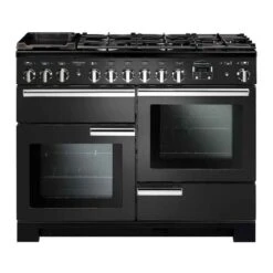 Rangemaster Professional Deluxe 110 Dual Fuel Cooker - Charcoal Black - PDL110DFFCB/C