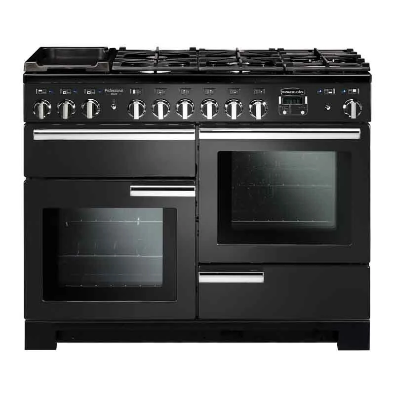 Rangemaster Professional Deluxe 110 Dual Fuel Cooker - Charcoal Black - PDL110DFFCB/C Rangemaster Professional Deluxe 110 Dual Fuel Cooker - Charcoal Black - PDL110DFFCB/C -Kitchen Series Shop p d pdl110dffcbc