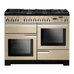 Rangemaster Professional Deluxe 110 Dual Fuel Cooker - Cream - PDL110DFFCR/C