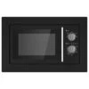 Prima Built-in Black Microwave - PRCM202
