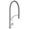 Prima+ Swan Neck Single Lever Mixer Tap With Pull Out Spray - Grey - BPR711 -Kitchen Series Shop p r prima bpr711 tap