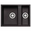 Prima+ 1.5 Bowl Granite Undermount Sink - Black - CPR359