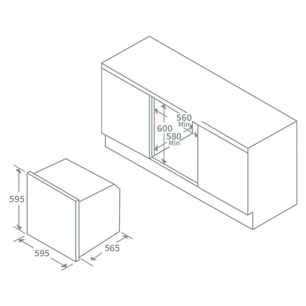 Prima Single Built-In Electric Fan Oven - Black - PRSO105 Prima Single Built-In Electric Fan Oven - Black - PRSO105 -Kitchen Series Shop p r prso105 1