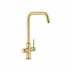Abode Prothia 3 In 1 Hot & Filter Kitchen Tap Brushed Brass - PT1143