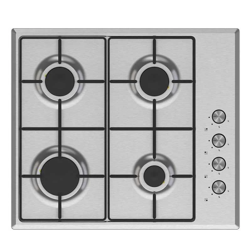 Prima 60cm Gas Hob - Stainless Steel - PRGH106 Prima 60cm Gas Hob - Stainless Steel - PRGH106 -Kitchen Series Shop prima prgh106 grills and control panel top view