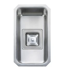 Rangemaster Atlantic Quad 1 Bowl Stainless Steel Kitchen Sink - QUB16/
