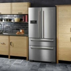 Rangemaster DXD21 Fridge Freezer With Chrome Trim - Ivory - RDXD21IV/C 4 Rangemaster DXD21 Fridge Freezer With Chrome Trim - Ivory - RDXD21IV/C -Kitchen Series Shop r d rdxd21ivc lifestyle1