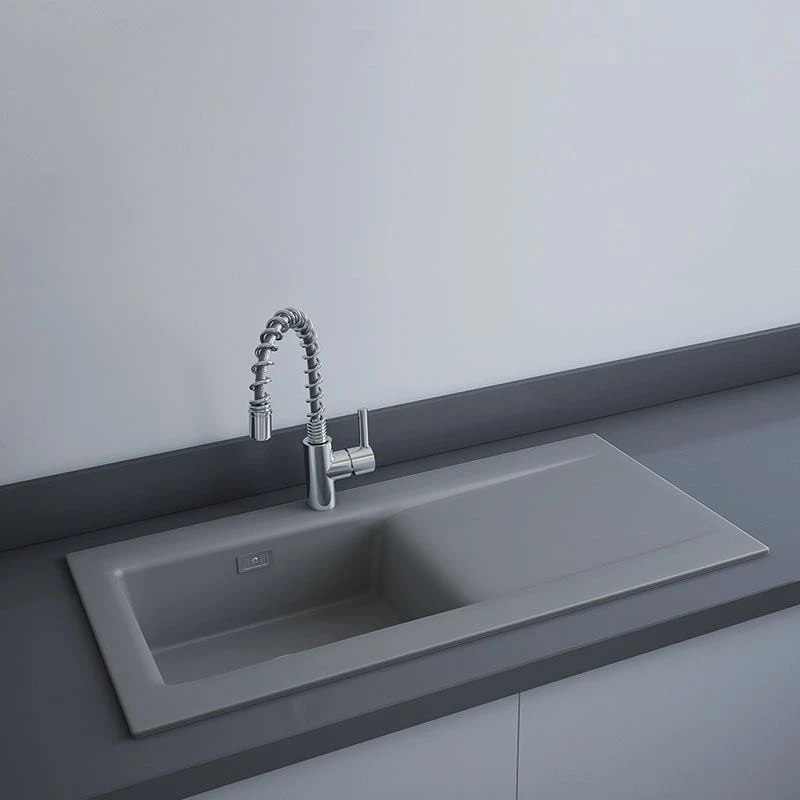 RAK Ceramics Dream 2 Slim Single Bowl Kitchen Sink - Matt Grey - OC201NTSL503A RAK Ceramics Dream 2 Slim Single Bowl Kitchen Sink - Matt Grey - OC201NTSL503A -Kitchen Series Shop rak oc201ntsl503a 1
