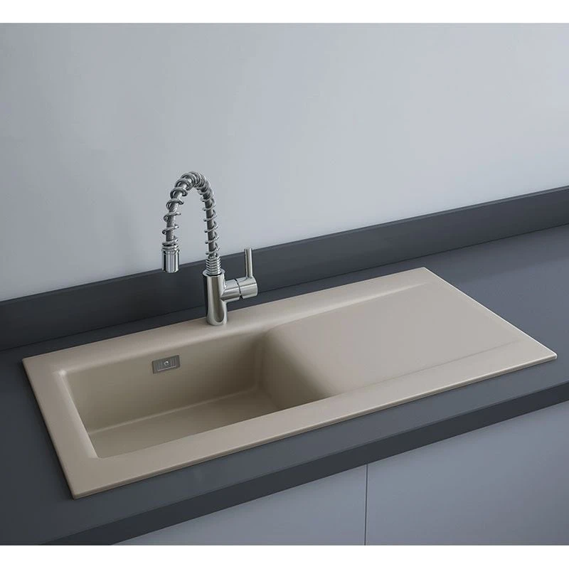 RAK Ceramics Dream 2 Slim Single Bowl Kitchen Sink - Matt Cappuccino - OC201NTSL514A RAK Ceramics Dream 2 Slim Single Bowl Kitchen Sink - Matt Cappuccino - OC201NTSL514A -Kitchen Series Shop rak oc201ntsl514a 1