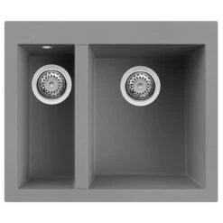 Reginox Quadra 1.5 Bowl Inset Sink - Titanium - QUADRA 150 TT T-WING
