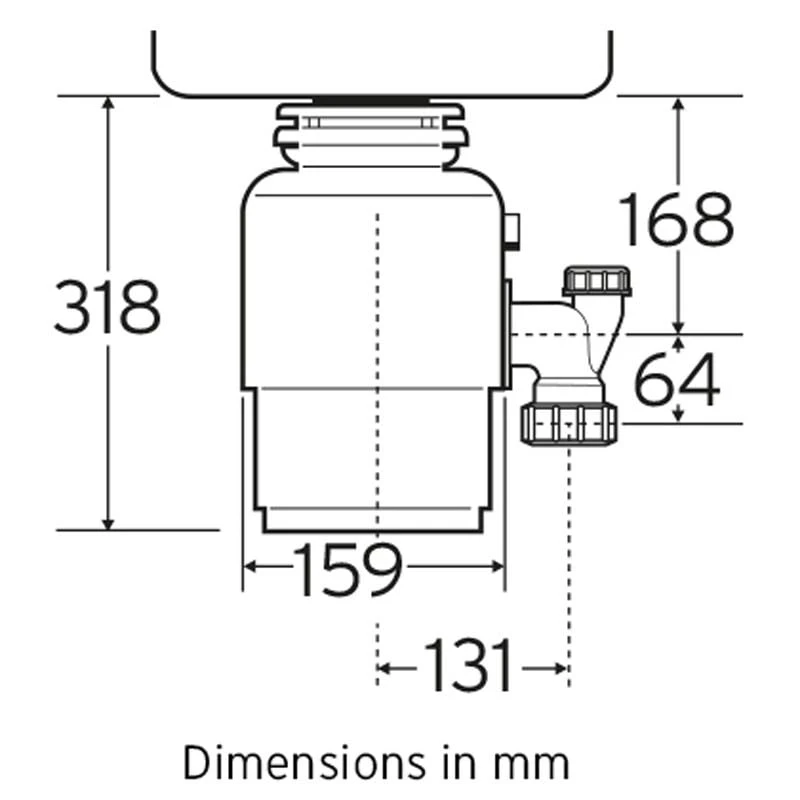 InSinkErator Model 46AS Kitchen Food Waste Disposer 0.55 HP w/ Air Switch - RFISE46AS InSinkErator Model 46AS Kitchen Food Waste Disposer 0.55 HP W/ Air Switch - RFISE46AS -Kitchen Series Shop rfise46as