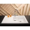 Reginox Regi-Ceramic 1.5 Bowl Kitchen Sink Including Waste - White - RL 301 CW -Kitchen Series Shop rl 301 sink white