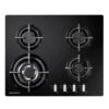 Rangemaster 60cm Gas Hob 4 Burner Black RMB60HPNGFGL/ -Kitchen Series Shop rmb60hpngfgl