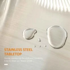 HOMCOM Wooden Freestanding Kitchen Island On Wheels - White - 801-055V01WT -Kitchen Series Shop s2j88c182d2b3ecf7.jpg