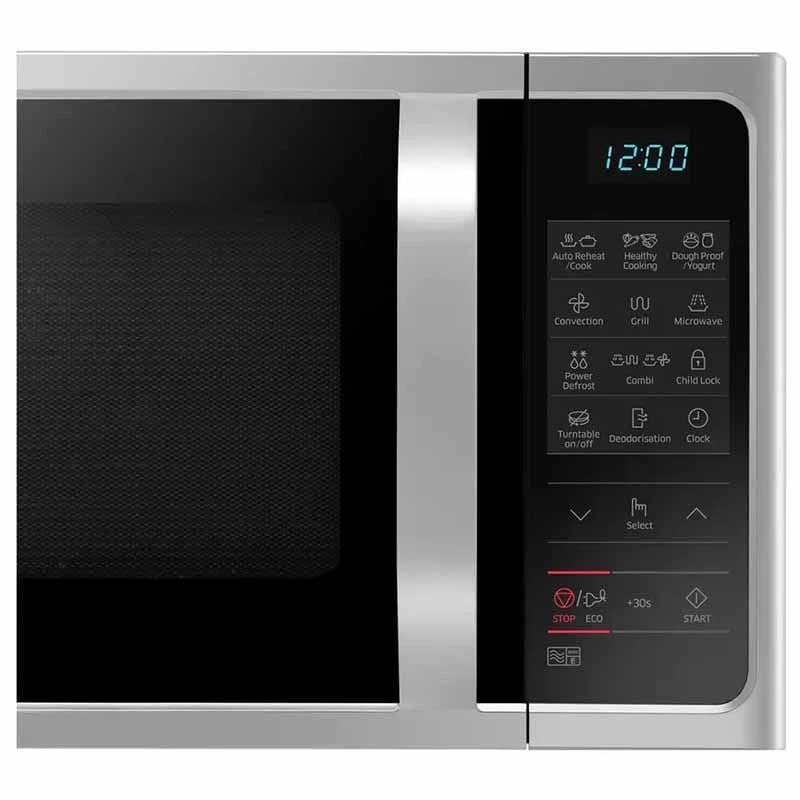 Samsung MC28H5013AS 28 Litre Combination Microwave Oven - Silver - MC28H5013AS Samsung MC28H5013AS 28 Litre Combination Microwave Oven - Silver - MC28H5013AS -Kitchen Series Shop s a samsung mc28h5013as controls