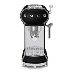 Smeg Retro Style Espresso Coffee Machine - Black - ECF01BLUK 4 Smeg Retro Style Espresso Coffee Machine - Black - ECF01BLUK -Kitchen Series Shop s m smeg coffee machine ecf01bluk 2