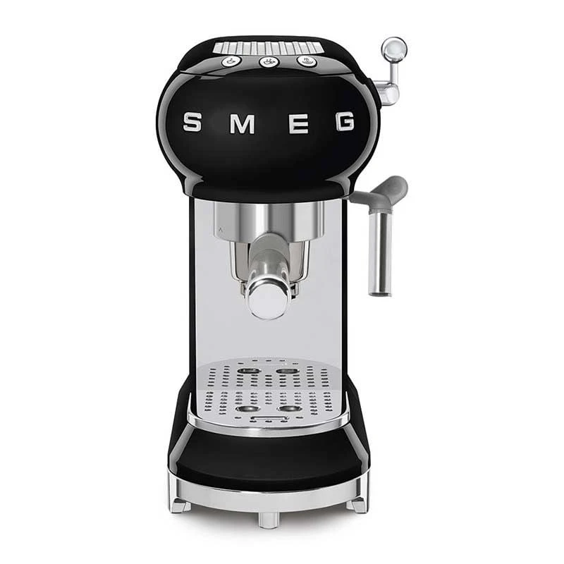 Smeg Retro Style Espresso Coffee Machine - Black - ECF01BLUK Smeg Retro Style Espresso Coffee Machine - Black - ECF01BLUK -Kitchen Series Shop s m smeg coffee machine ecf01bluk 2